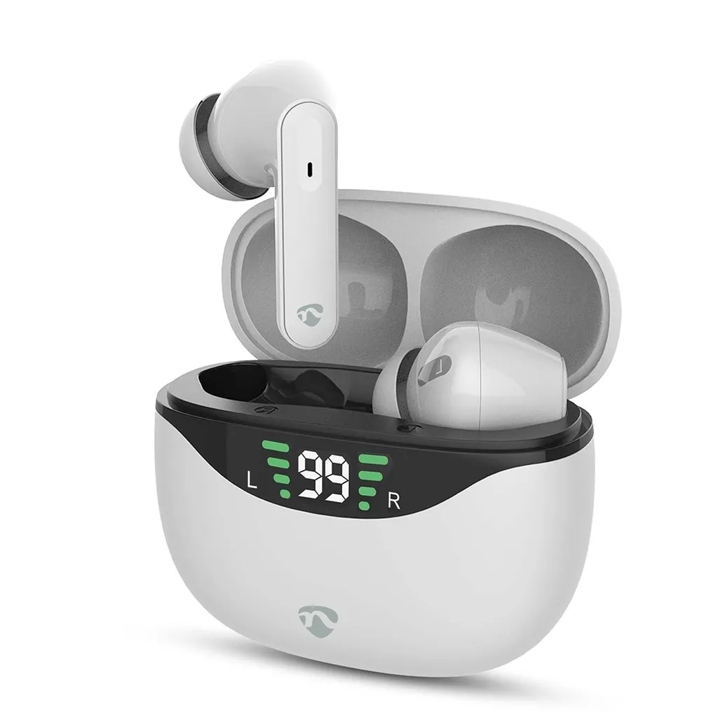 Auricolari completamente senza fili | ANC (Active Noise Cancelling) | Bluetooth® | Tempo massimo di riproduzione della batteria: 30 ore | Tocca Controllo | Custodia di ricarica | Custodia di ricarica wireless | Microfono incorporato | Supporto per il cont