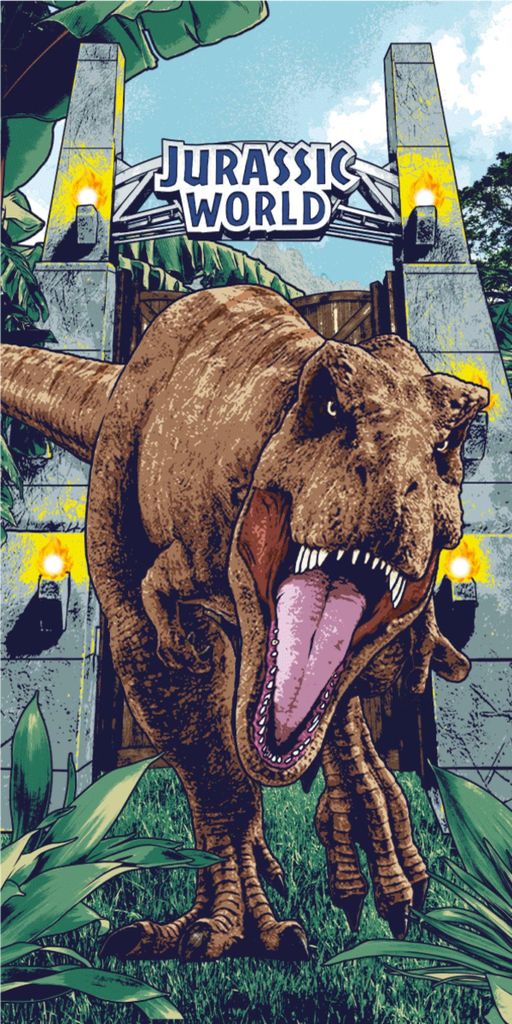 Jurassic World Dominion T-Rex Dinosaur Plant Gate Torches Obrázok produktu 
