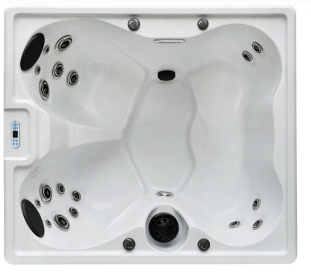 Outdoorwhirlpool Palermo WHITE MARBLE inkl. Abdeckung Produktbild 