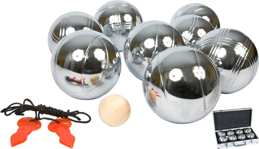 Boules de pétanque 8 pièces et coffret aluminium : robustesse et style
