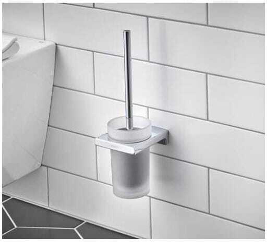 Hansgrohe AddStoris - Bürstenhalter Wandmontage, Glas matt/ Produktbild 3