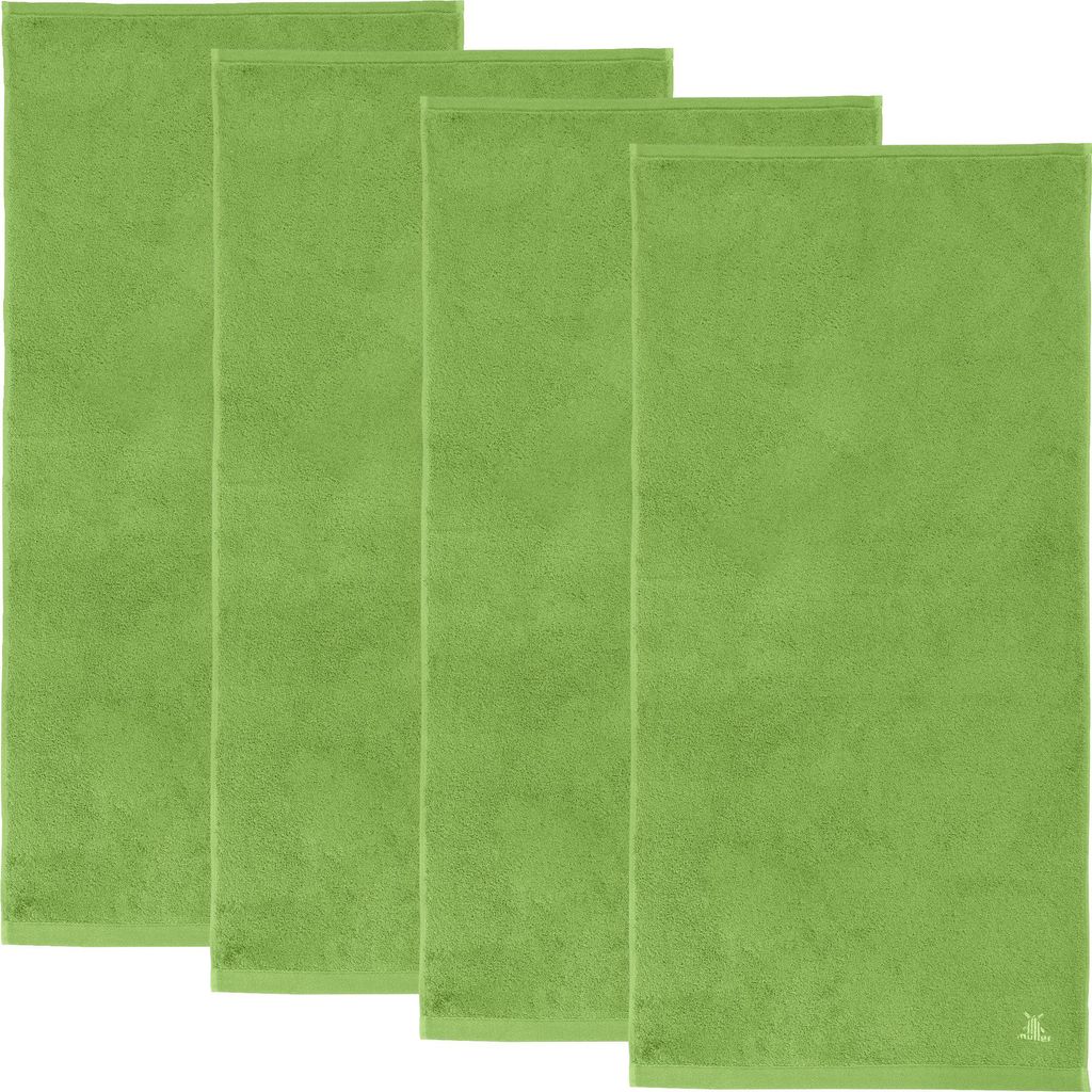 Erwin Müller Duschtuch Heidenheim" 4er-Pack apfelgrün 70x140 cm"