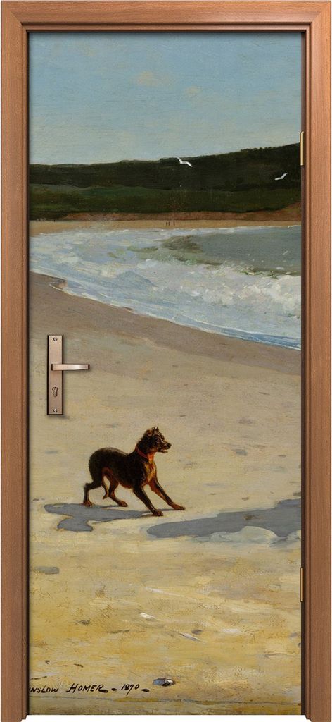 Türposter 80x200 cm Türaufkleber Türtapete Türfolie Klebefolie Winslow Homer Eagle Head Manchester