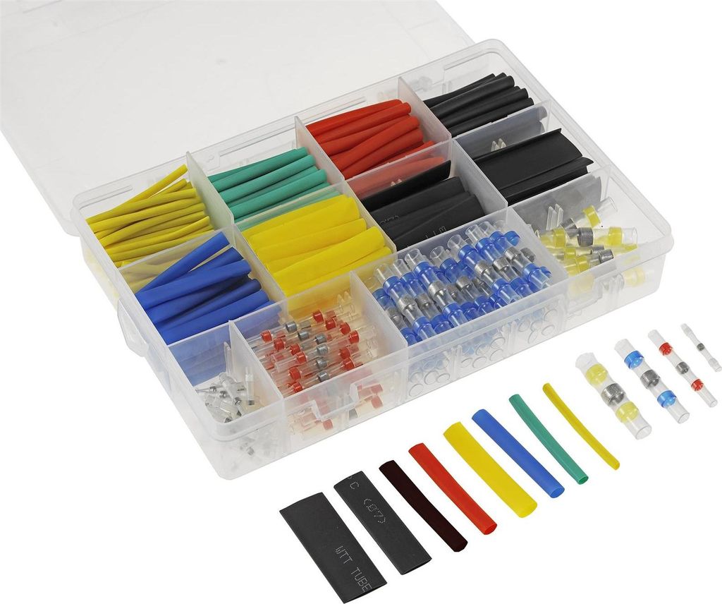 ChiliTec 23331 Lötverbinder & Schrumpfschlauch Set 360-teiliges Sortiment