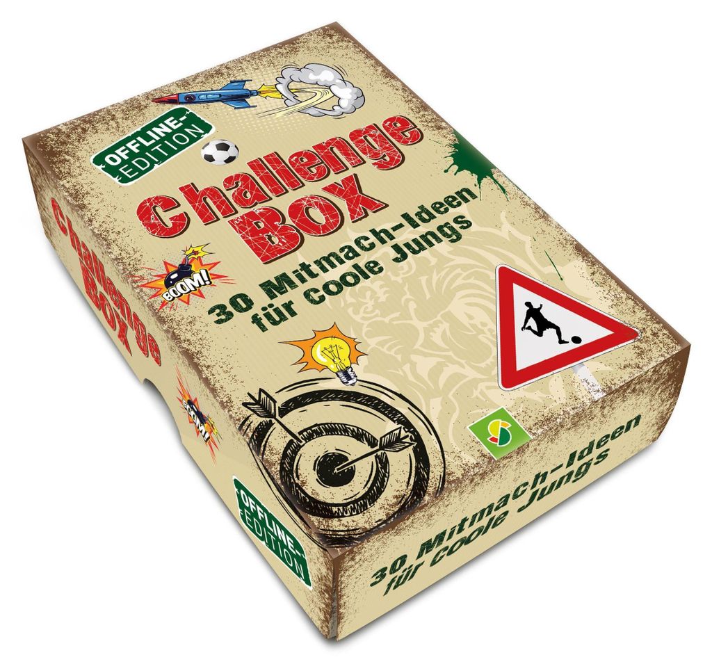 Challengebox 30 Mitmach-Ideen für coole Jungs Produktbild 