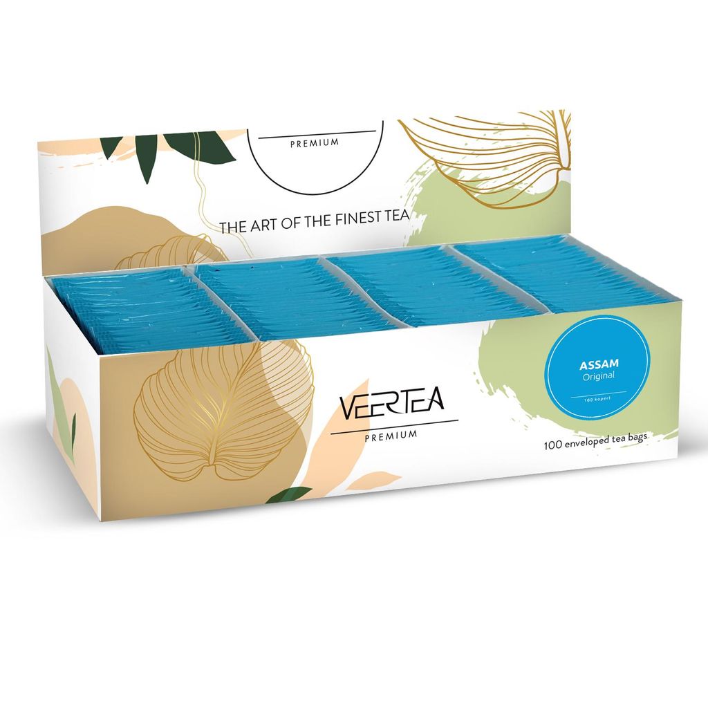 Veertea, Tee Set, Assam Schwarzer Tee, 100 Beutel Produktbild 