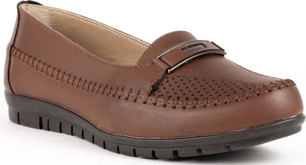 La Conte Damen Mokassins LAC6029-25113 Farbe: Braun Größe: 38