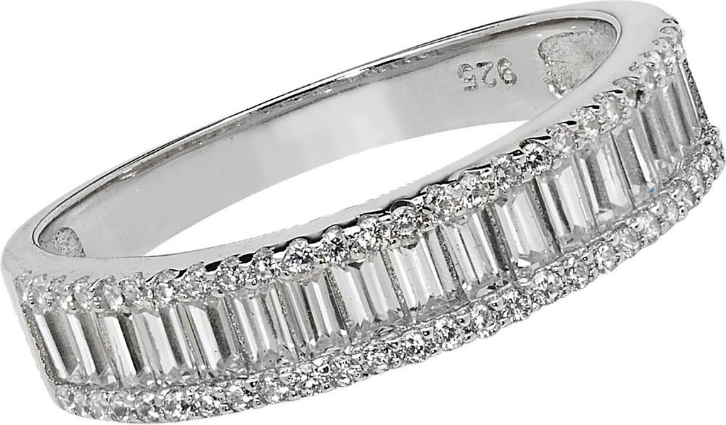 Atemberaubender 925 Sterling Silber Kanalfassung Damen - Produktbild 