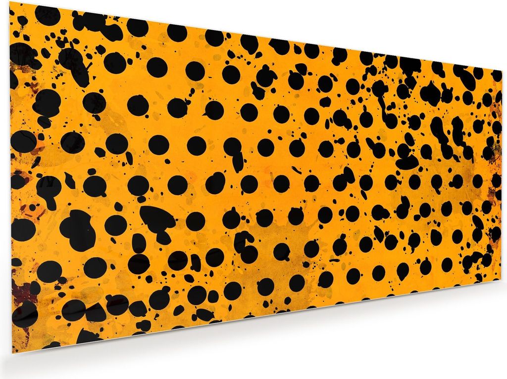 Glasbild Wandbild Retrolook 100x50cm in XXL für Wohnzimmer, Schlafzimmer, Badezimmer, Flur