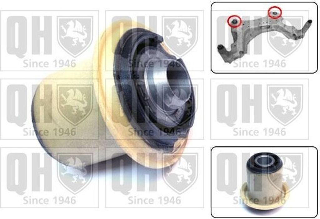 QUINTON HAZELL EMS8598 Achslager für RENAULT MEGANE III Grandtour (KZ0/1) Scénic III (JZ0/1) GRAND SCÉNIC III (JZ0/1) Megane III Schrägheck (BZ...