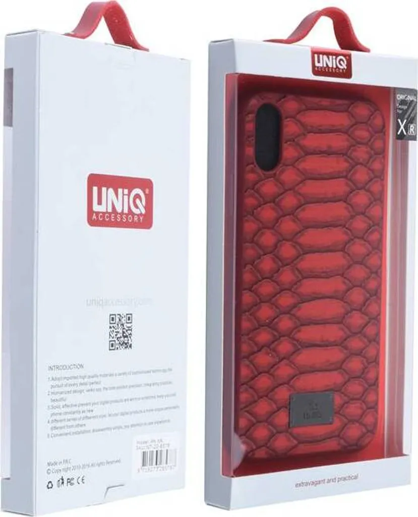 Backcover iPhone XR Rosso - Ricambio Scocca Posteriore 8719273285787