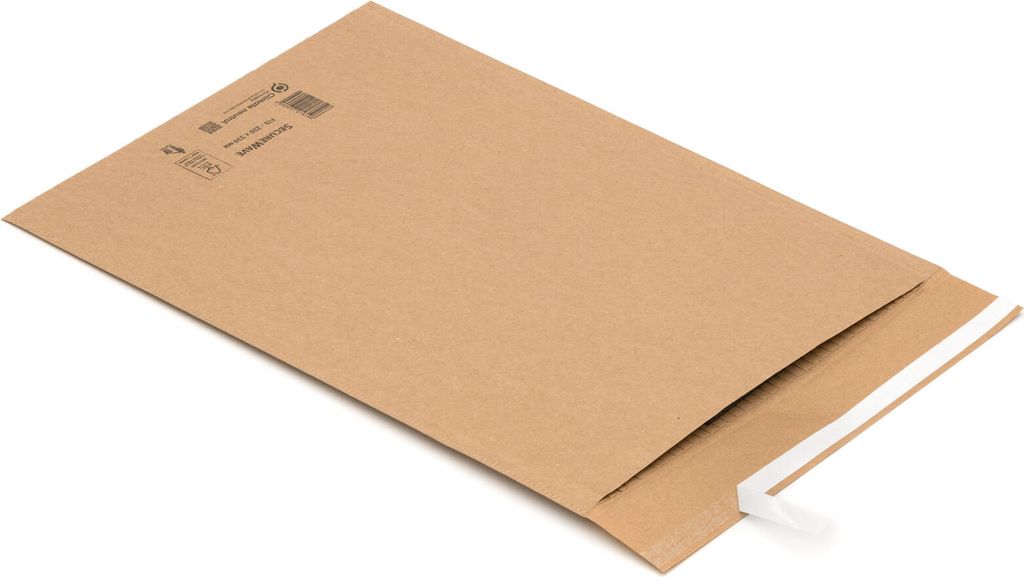 225 Papierpolster Versandtaschen Polstertaschen Luftpolstertaschen 100% Papier F A5+ 220x325 mm braun