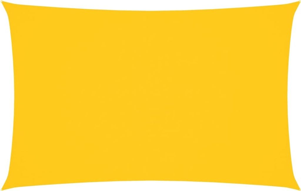 vidaXL Sonnensegel Oxford-Gewebe Rechteckig 2x5 m Gelb