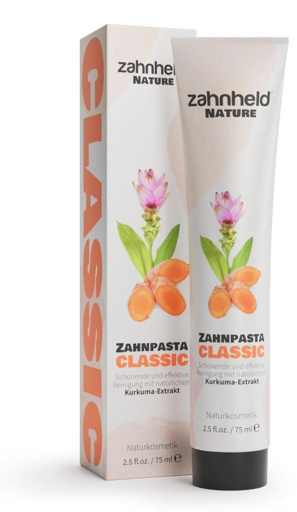 Zahnheld Nature Zahnpasta Classic - Zahncreme ohne Fluorid Produktbild 