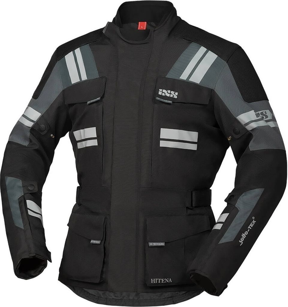 IXS Tour Blade-ST 2.0 Motorrad Textiljacke, schwarz/grau, S