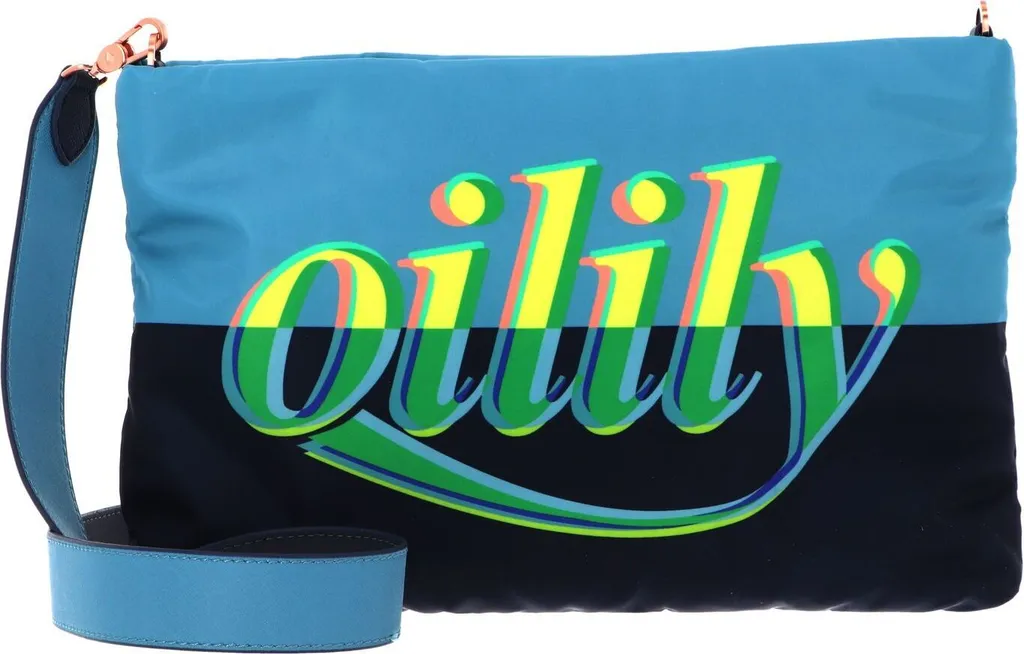 Oilily Sac à Épaule Bandoulière Logo Mania Ultramarine Multicolore
