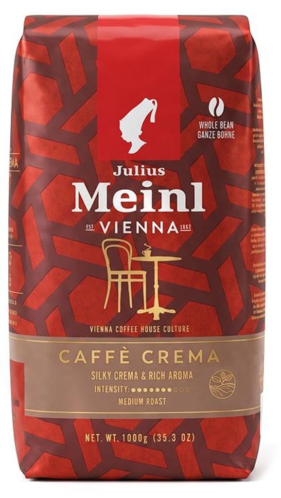 Julius Meinl Vienna Coffee House Caffé Crema Bohnen 1 Kg Produktbild 