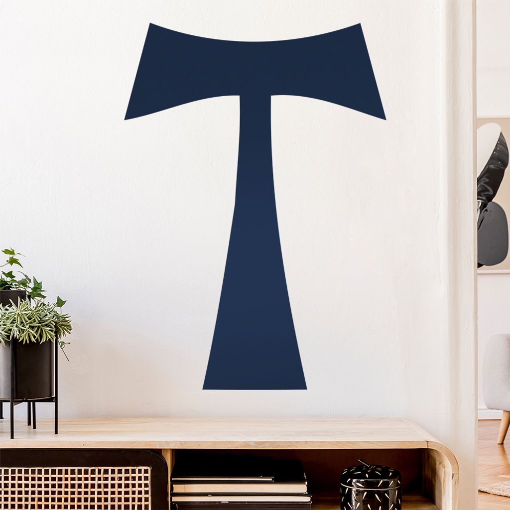 Antoniuskreuz Wandtattoo Wandaufkleber Wall Sticker - Dekoration, Küche, Wohnzimmer, Schlafzimmer, Badezimmer