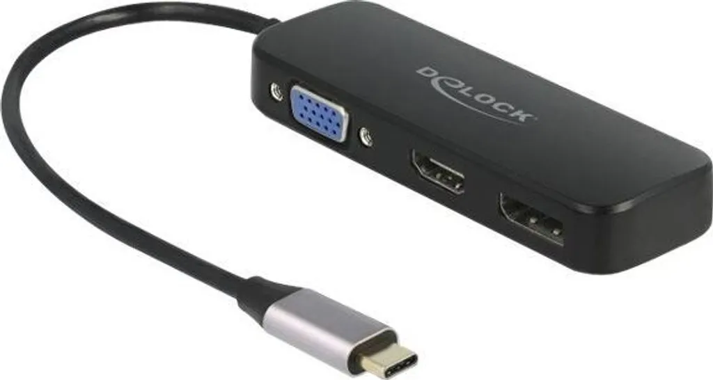 Solution Multi-Écran USB-C vers HDMI VGA DisplayPort 4K sans Perte - 2