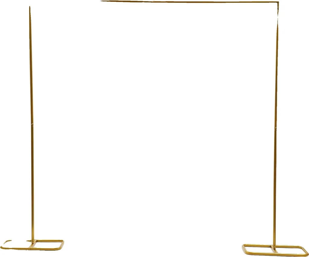 Étagère murale design arche dorée en fer - Rangement déco chic M