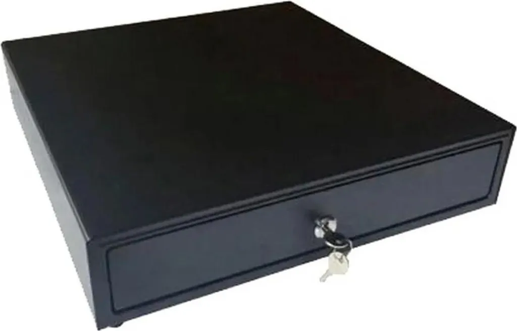 Tiroir-caisse Robuste LC400 pour Magasin et Restaurant - Finition Noir Mat