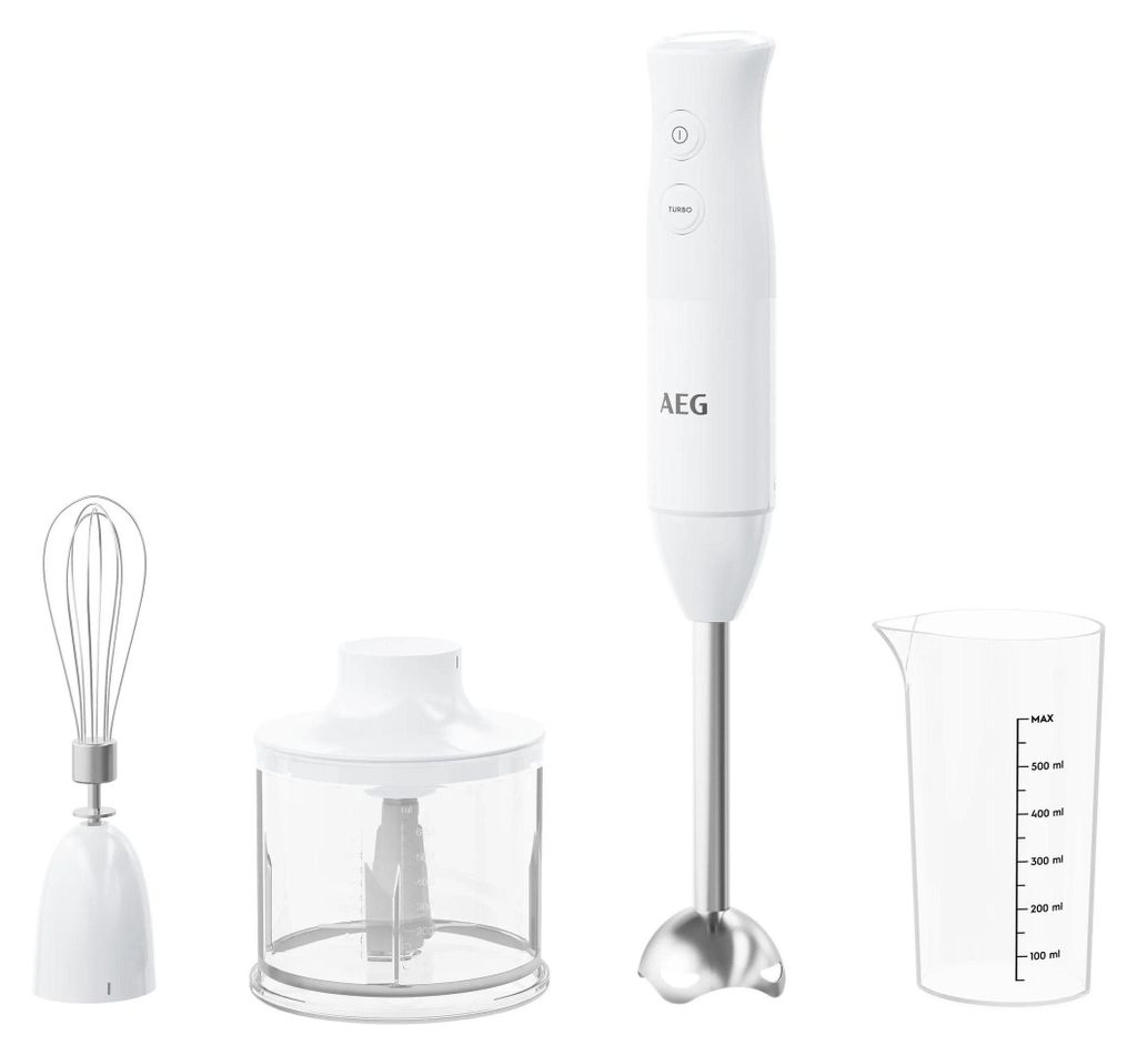 AEG HB4-1-6CW, Blender stołowy, 0,6 l, 1,2 m, 600 W, Biały Zdjęcie produktu 