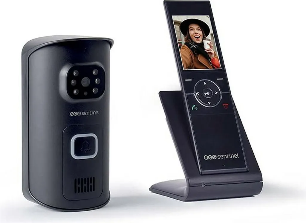 Interphone Vidéo AirVisio 150 SCS SENTINEL Noir avec Écran Sans Fil