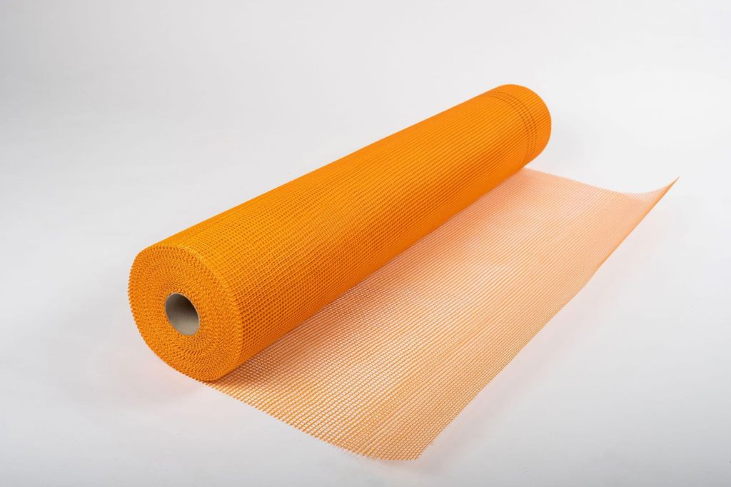 300m² Armierungsgewebe Glasfasergewebe Gewebe 165g/m² Orange 4x4mm Putzgewebe