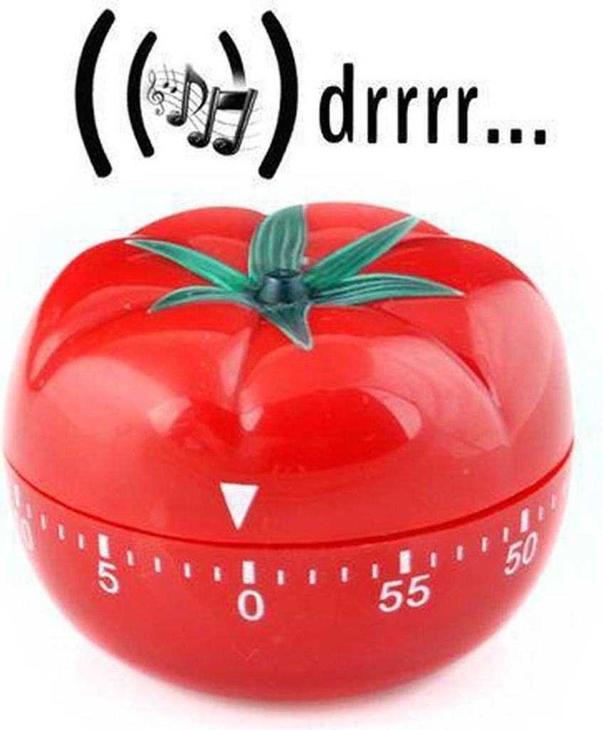 Jumada's – Roter analoger Küchentimer mit Tomaten-Design Produktbild 