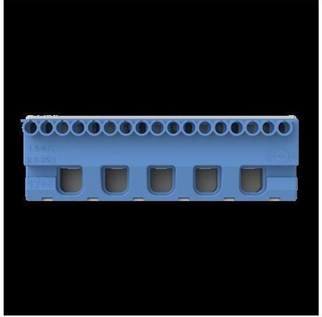 STRIEBEL & JOHN Klemmstein N 17-pol., 32x98x31mm