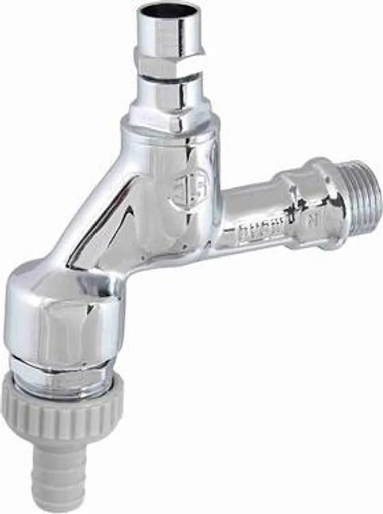 Valvola di Erogazione JS 3/4" Cromata | Sicurezza Antiriflusso DVGW