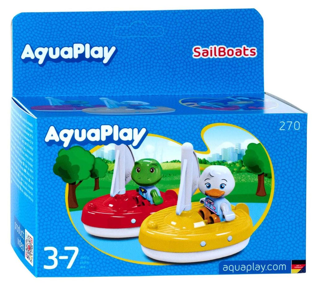 Simba Dickie Vertriebs GmbH AquaPlay 2 żaglówki + 2 figurki Zdjęcie produktu 