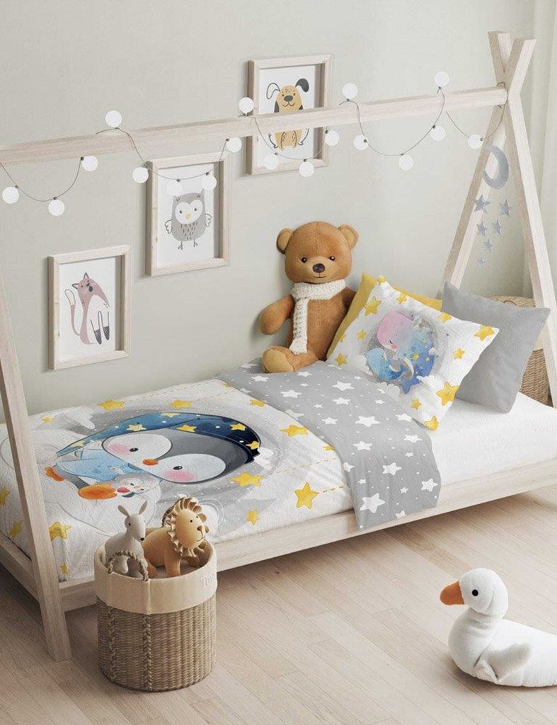 Detské posteľné prádlo Tučniak 135x100 cm Obrázok produktu 4