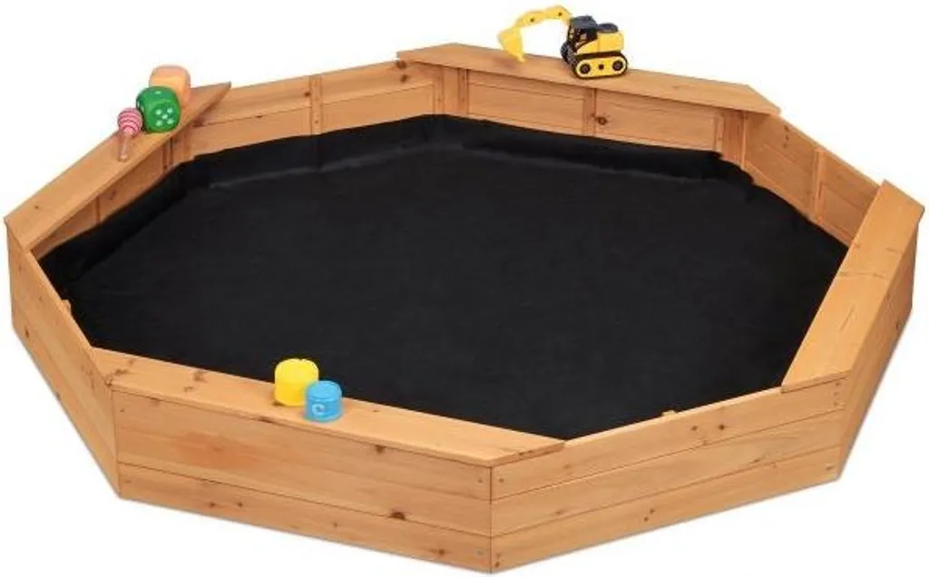 Sabbiera Ottagonale Legno + Panno Fibra OMAGGIO - Prezzo Speciale