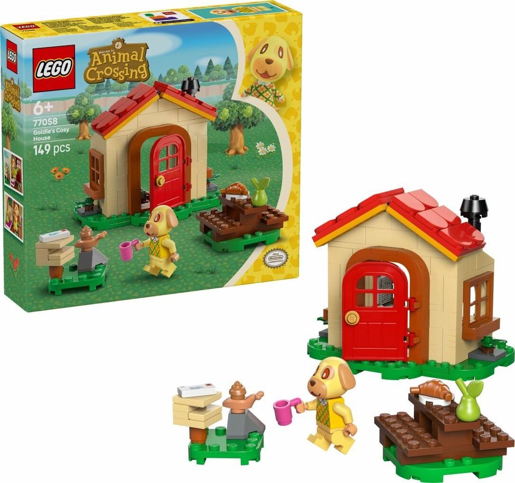 LEGO Animal Crossing Przytulny Dom Goldie Zestaw 77058 Zdjęcie produktu 