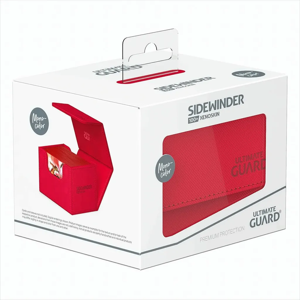 Ultimate Guard Sidewinder 100+ Xenoskin Rosso - Resistente e Pratico - 5