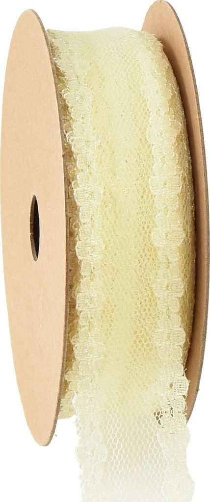 Spitzenband Gelb Deko Hochzeit Tisch Dekoration 20mm x 20m