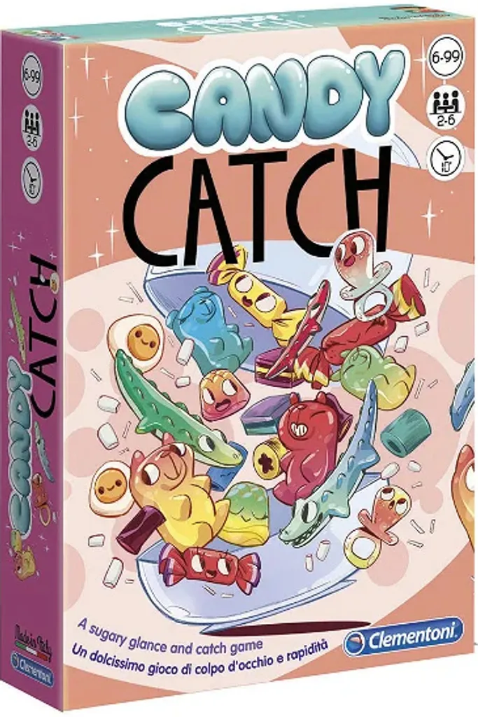 Candy Catch Clementoni Jeu d'Observation Rapide avec Design Multicolore - 3
