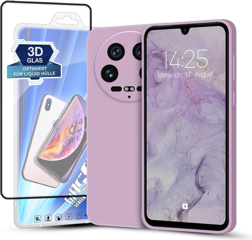 Hülle für Xiaomi 14 Ultra mit 9H Displayglas Displayschutz Produktbild 
