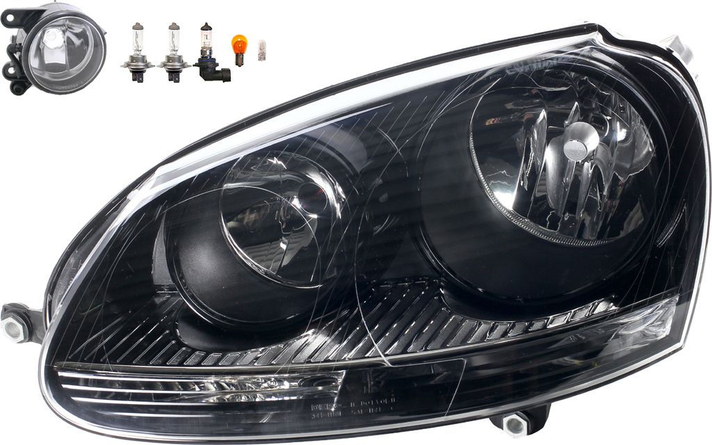 Johns, Scheinwerfer passend für VW Golf V 1K 5M 10/2003-05/2009 H7 Li. +Nebel+Leuchtmi. 1K6941005T 1K6941029T 1K0941699C