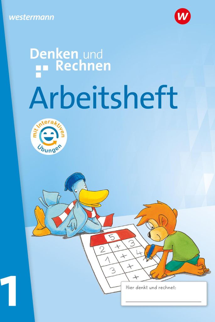 Denken und Rechnen 1. Arbeitsheft mit interaktiven Übungen. Produktbild 