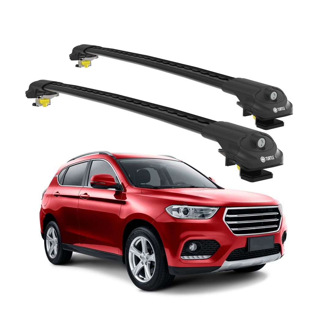 TURTLE DACHTRÄGER AIR-1 GREAT WALL HAVAL H2 ALL 2015 - 2024 , Schwarz