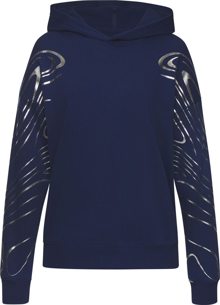 LASCANA ACTIVE Hoodie blau, silber Größe L