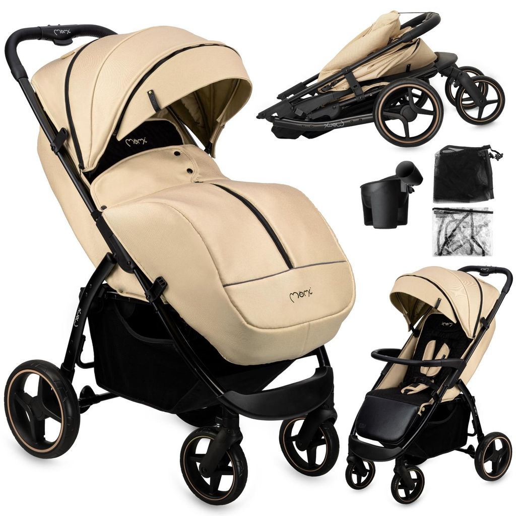 MoMi MIYA EVA – Buggy mit Einhand-Faltung, XL-Räder, Produktbild 