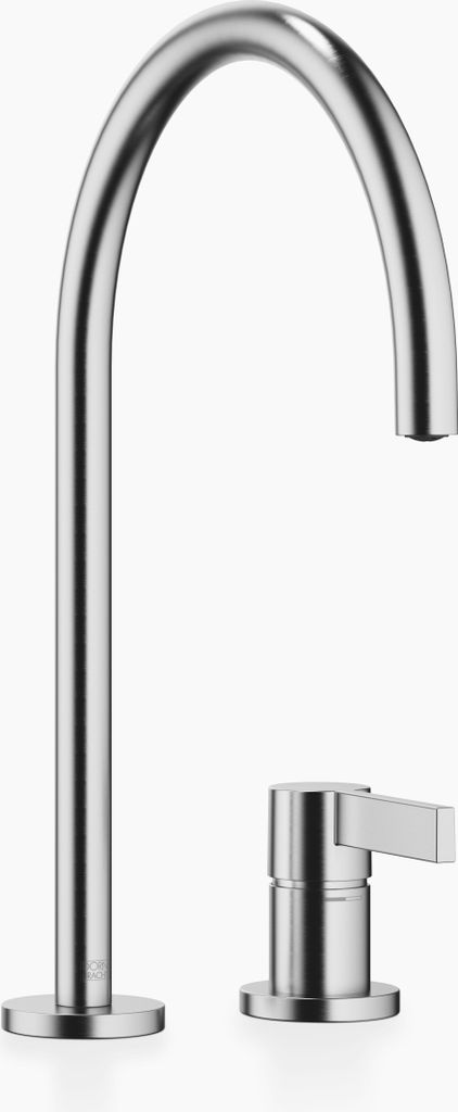 Dornbracht TARA ULTRA Zweilochbatterie mit Einzelrosetten, Ausladung 241mm, 32815875-93