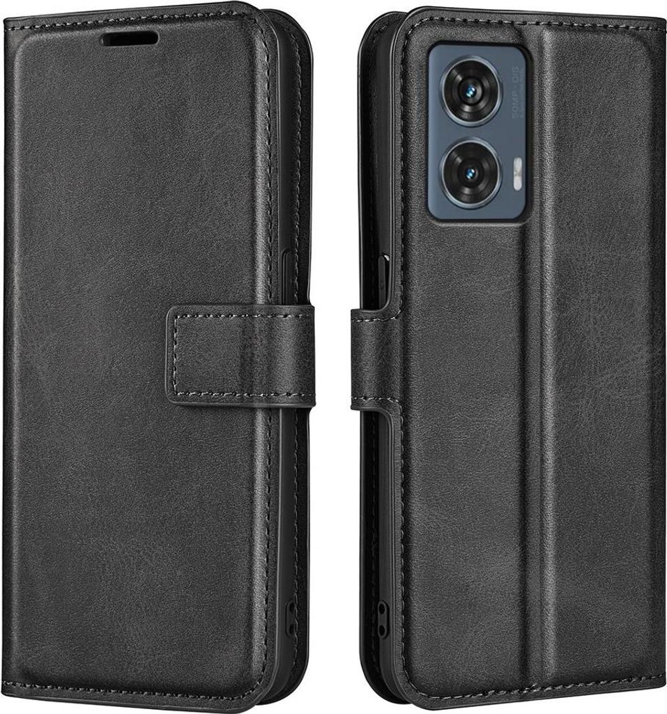 Motorola Edge 50 Fusion Hülle - Coverup Deluxe Klapphülle - Schwarz