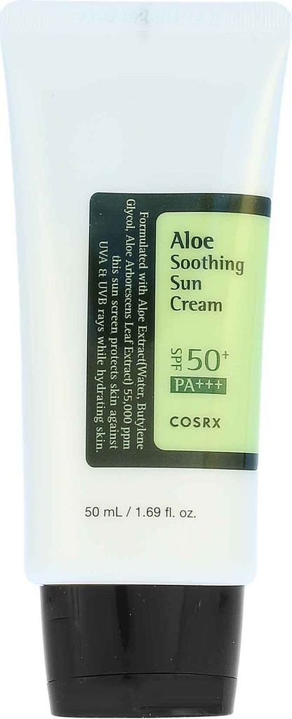 COSRX Aloe Soothing Bräunungscreme Sun Cream SPF 50+ PA+++50 50 ml
