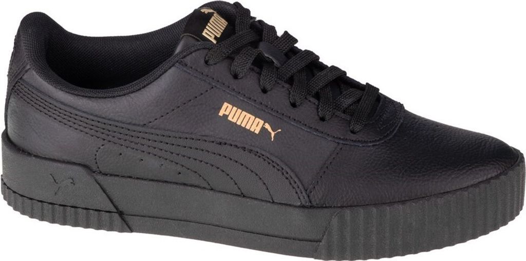 PUMA Carina Leder Sneaker Damen puma black/puma black/puma Obrázek produktu 