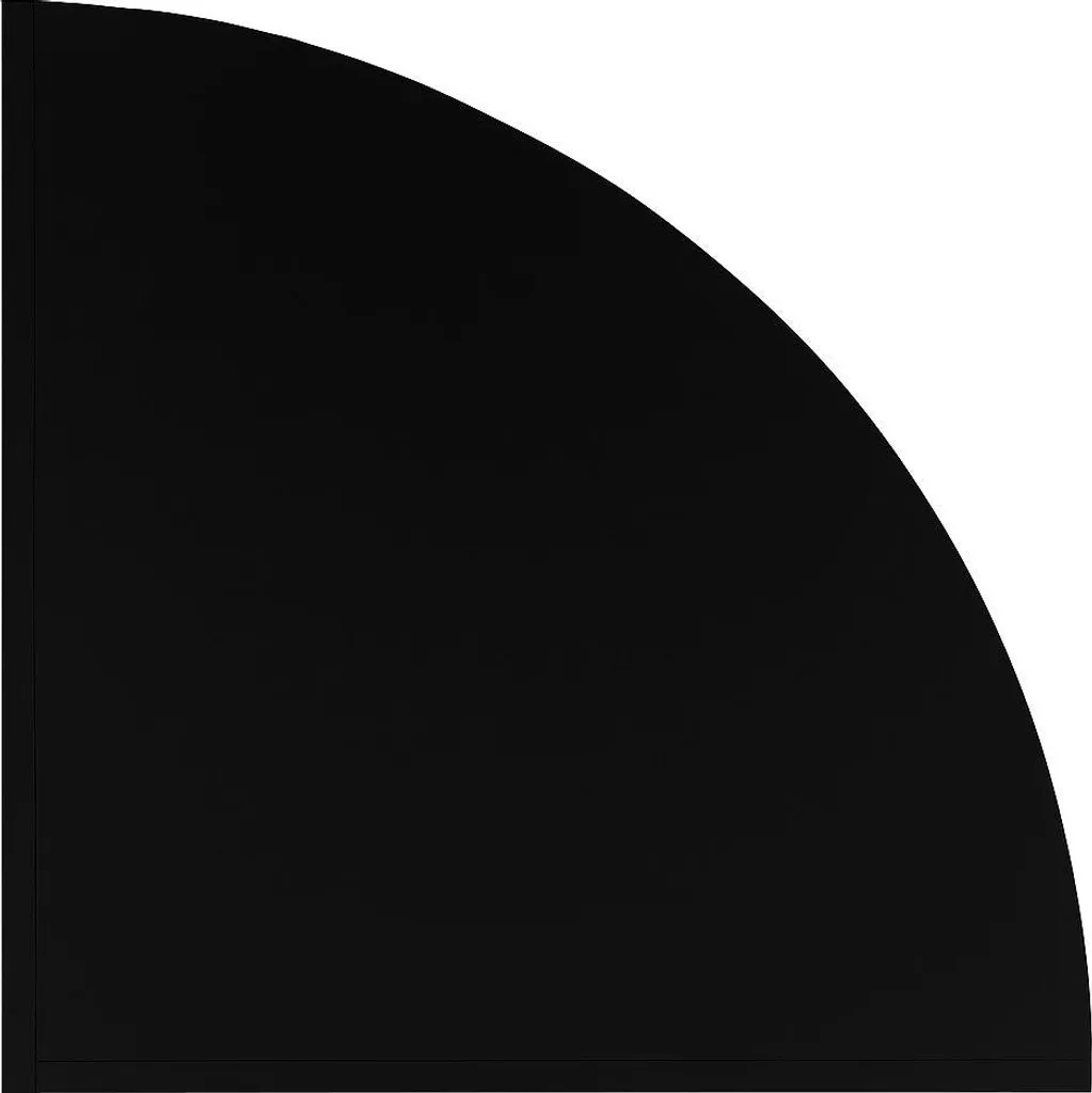 Étagère de présentation d'angle noire pour aménagement de magasin - 3