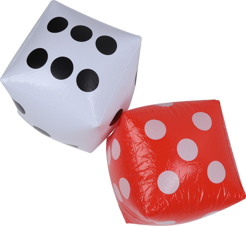 Würfel Ballon Party Outdoor Spielzeug PVC aufblasbare Bildung Handwerk liefert rot weiß